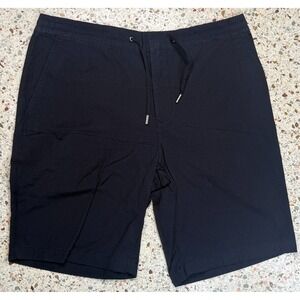 Barbour Men's Black Drawstring Waist Slash Pocket Shorts Size XXL